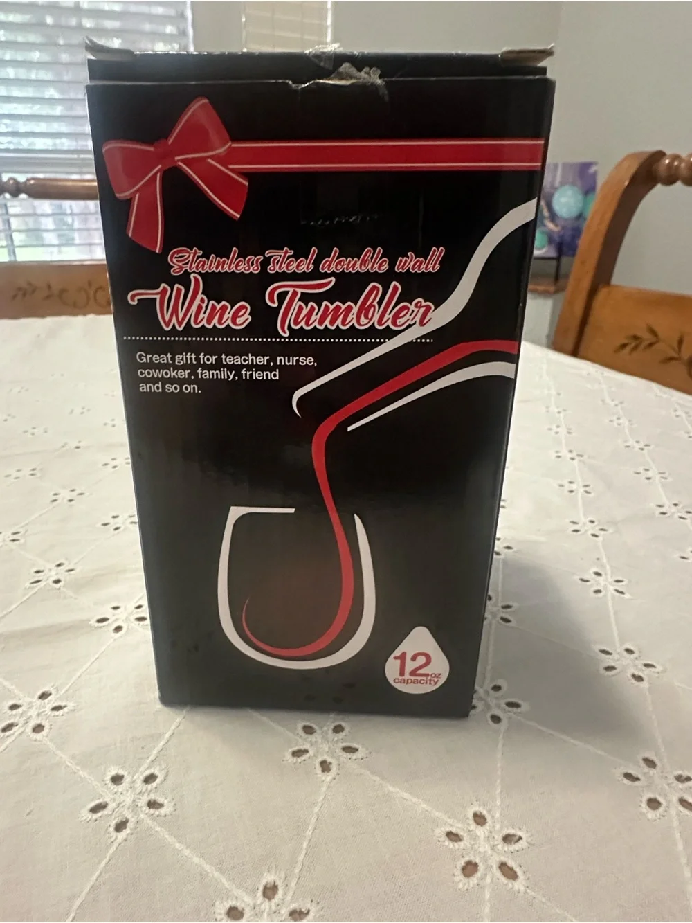 Wine Tumbler - Stainless Steel- Vacuum Wine Tumbler, New!